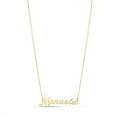 thumbnail image 3 of SuperJeweler Manuela Nameplate Necklace in Gold 16 inches All Names Available for Women, 3 of 3
