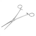 thumbnail image 4 of Pinzas para el pelo de mascotas con punta recta, pinzas hemostáticas quirúrgicas de acero inoxidable, 4 of 10