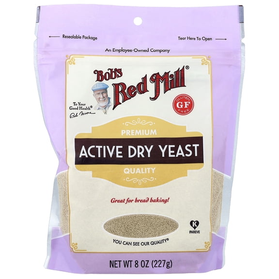 Bobs Red Mill Active Dry Yeast 8 oz Bag