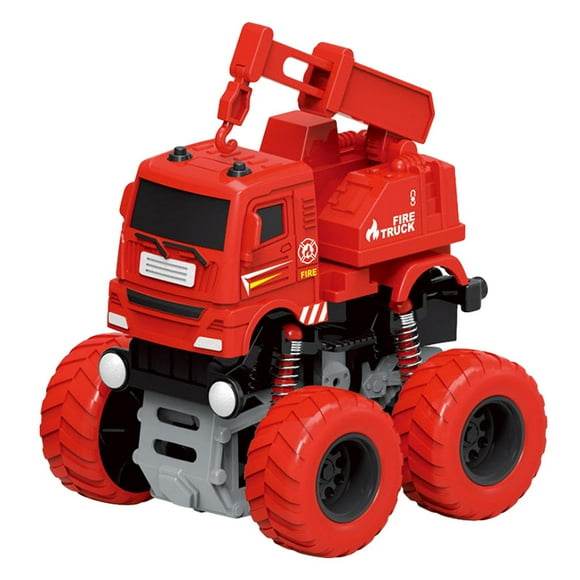 Toy Cars HUOGUO Friction Powered Push and Go, paquete de 4 unidades