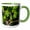 Green/White, variant on 3drose, Usa, Washington, Okanogan Valley. Pinot Grapes in Vineyard., 15oz Mug
