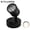 1W black 4000K, variant on 12V 1W LED Wall Spot Reading Light Switch Bedside Lamp RV Caravan Boat H4T4