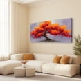 thumbnail image 4 of Canvas Wall Art for Living Room - Large Red Tree of Life Canvas Prints, Modern Abstract Nature Painting Wall Decor for Bedroom Bathroom and Office, 4 of 7
