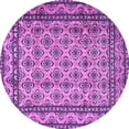 thumbnail image 1 of Ahgly Company Indoor Round Persian Purple Traditional Area Rugs, 7' Round, 1 of 4