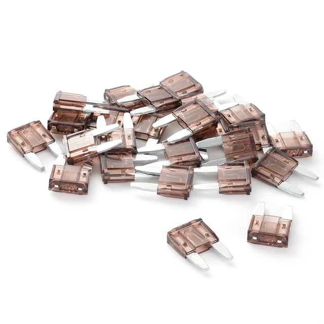 (25Pcs) 7.5 Amp Mini Car Fuses, 7.5A Automotive Fuses, Automotive Replacement Fuses, Blade Fuse for Car/RV/Truck/SUV/Motorcycle/Boat