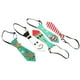 thumbnail image 5 of 5 corbatas navideñas divertidas para hombre, corbatas rojas con copos de nieve, corbatas festivas y elegantes para celebraciones y fiestas, 5 of 7