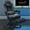 Gray, variant on PULUOMIS Gaming Chair with Footrest Ergonomic Office Chair with Arms for Adults Kids, Blue
