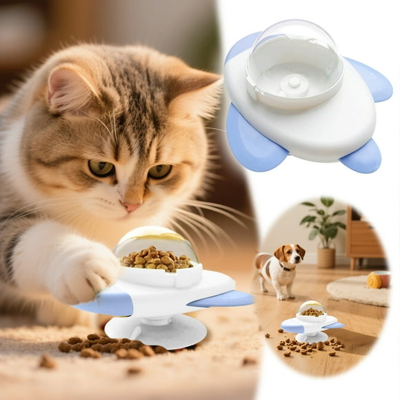 Distributeur Interactif Fusée Fusée pour Animaux de Compagnie pour Entraînement au Rentissement et Alimentation Lente