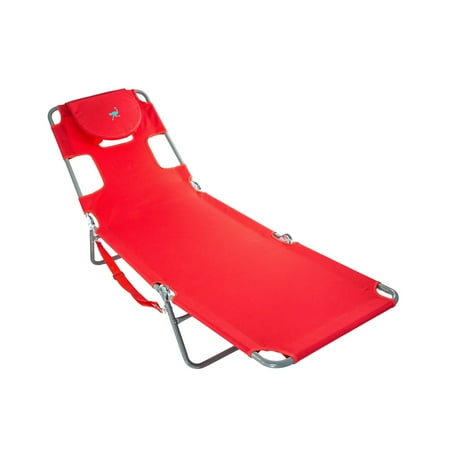 Ostrich Chaise Lounge Folding Portable Sunbathing Poolside Beach Chair