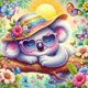 thumbnail image 1 of 5D DIY Kit Koala Del Arte Artesanal 30x30cm, 1 of 9