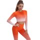 thumbnail image 5 of Pantalones de Yoga de poliéster para mujer, pantalones de cintura alta suaves transpirables para niñas, ropa deportiva para levantar la cadera Prendas para la parte inferior del cuerpo Naranja L Jumpingount AP019275-03, 5 of 6