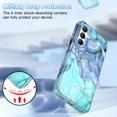 thumbnail image 3 of CASEFIV for Samsung Galaxy A16 5G Case,Shockproof Rugged Military Grade Drop Protection,Heavy Duty Cell Phone Cover for Galaxy A16 5G,Sky Blue, 3 of 6