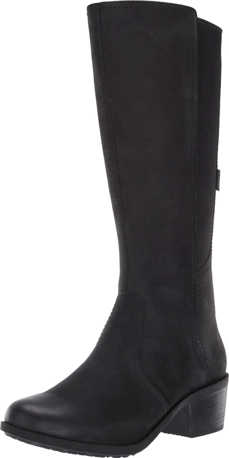 waterproof black tall boots