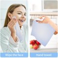 thumbnail image 5 of Coolnut 6 PCS Light Blue Washcloths, 12 X 12 Inches Cotton Wash Cloths, Highly Absorbent and Soft Face Towels for Bathroom,Gym,Hotel and Spa, 5 of 6