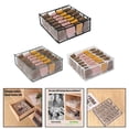 thumbnail image 3 of Boîte de Rangement pour Chaussettes et Tiroirs, Organisateur de Pièces, 3 of 9
