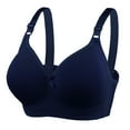 thumbnail image 4 of Cathalem Women's Bra, Comfort Stretch Full-coverage Convertible Bra Bras for Women Full Coverage(Blue,105D), 4 of 4