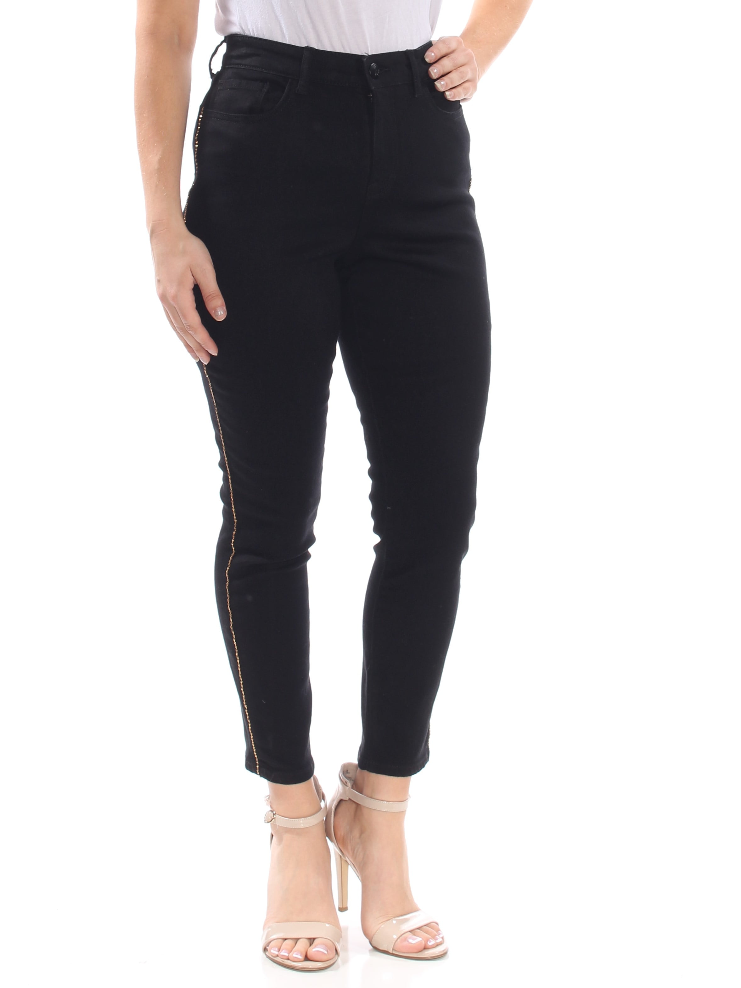 best black high rise jeans