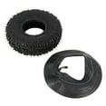 thumbnail image 2 of 4Pcs 4.10-4 410-4 4.10/3.50-4 Inner Tube + Tire for Garden Rototiller Snow Blower Mowers Hand Truck Wheelbarrow Go Cart, 2 of 9