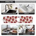 thumbnail image 6 of Coolnut 2 Pack Faucet Mat Splash Guard for Kitchen Sink, Strawberry Fruit 14x5 Inch Super Absorbent Microfiber Sink Protector Mat, Kitchen Sink Mat Machine Washable Kitchen Sink Accessories, 6 of 7
