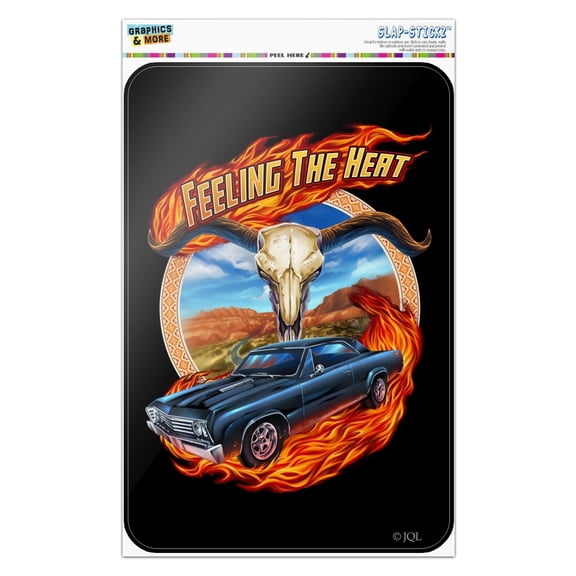 Hot Rod Muscle Classic Car Feeling Heat Steer Skull Home Business Office Sign