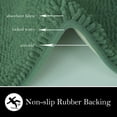 thumbnail image 6 of Bath Rugs 2 Piece Set Deep Green 20''×20''U-Shape+20''×32'' Use Case, 6 of 9