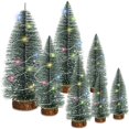 thumbnail image 1 of Toystoory 7 piezas de decoraciones festivas para alegres fiestas navideñas, decoración mágica para árboles de Navidad Kits de decoración para fiestas Verde Luz colorida, 1 of 6