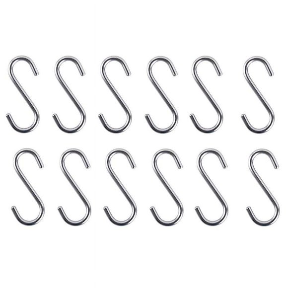 36 ganchos en forma de S.