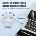 thumbnail image 5 of iPhone 16 15 Charger Fast Charging, 20W Dual Port USB C Charger Block with 10FT Long USB C Charging Cable Cord for iPhone 16 Pro Max/16 Pro/16/16 Plus, 15 Pro Max/15 Pro/15,iPad Pro/Air, Android Phon, 5 of 7