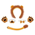 thumbnail image 4 of Conjunto de disfraz de león para Halloween 4 piezas con guantes Perfecl, 4 of 8