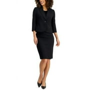 Le Suit Side-Slit Skirt Suit ( Petite )