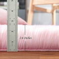thumbnail image 4 of Junovo Luxury Fluffy Area Rugs Areary Rug for Bedroom Shaggy Rugs Area Carpet for Living Room Bedroom,4'x6',Pink, 4 of 7