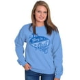 thumbnail image 3 of Glory be To God Church Christian Women Crewneck Sweatshirt Brisco Brands S, 3 of 6