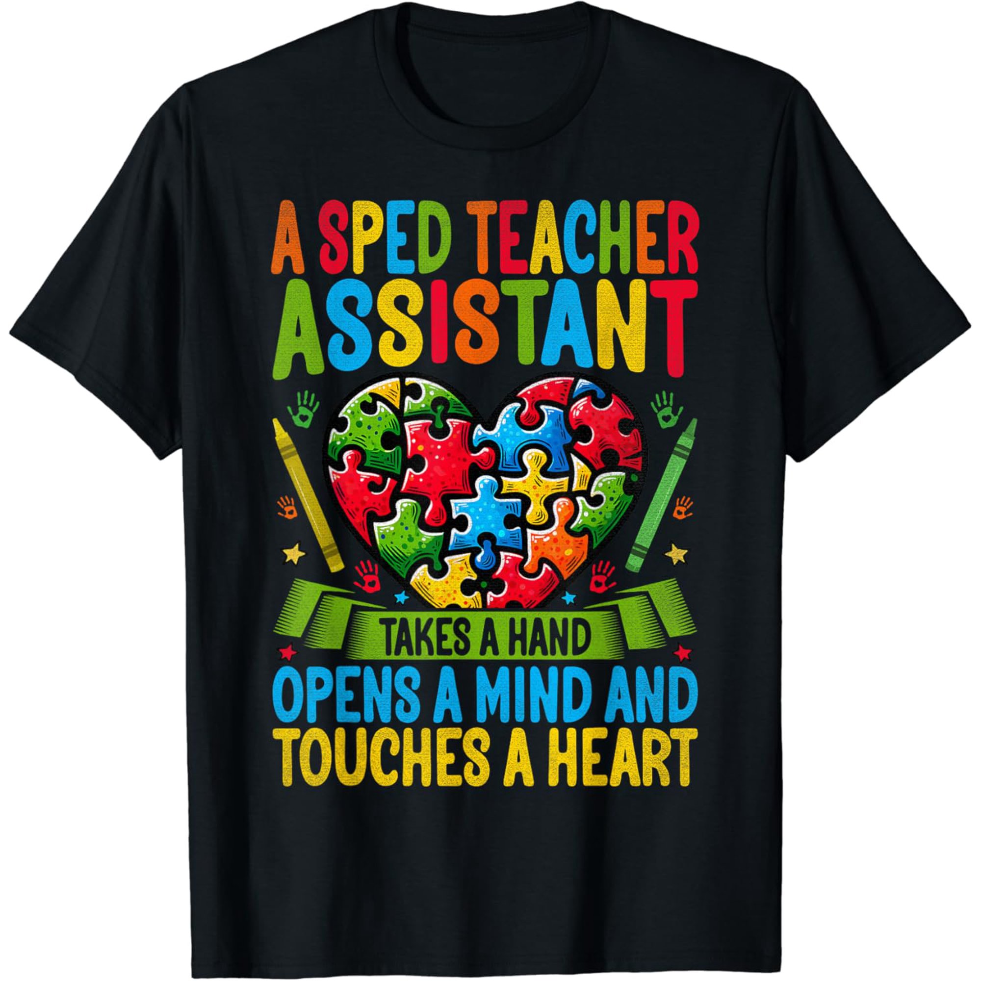 True Vibe A Sped Teacher Assistant - Funny Special Education Teacher T-Shirt