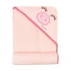 thumbnail image 1 of Toalla corporal Baby Mink Salida de Baño Rosa Cerdita, 1 of 4