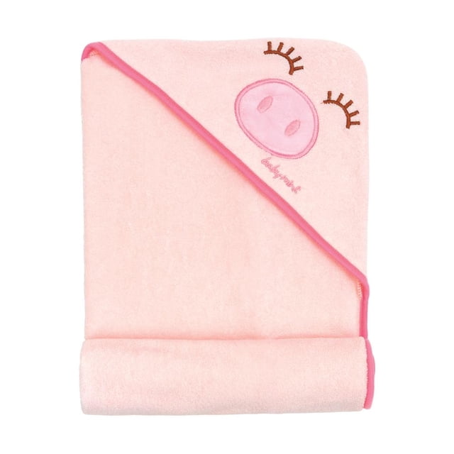 Toalla corporal Baby Mink Salida de Baño Rosa Cerdita