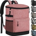 thumbnail image 1 of Mochila térmica Tenot, 33 latas, aislante, a prueba de fugas, rosa, 1 of 6