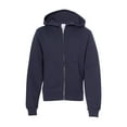 thumbnail image 2 of Independent Trading Co. Boy's Midweight Hooded Full-Zip Sweatshirt, 2 of 3