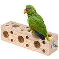 thumbnail image 1 of Uxcell Juguete para Masticar Pájaros, 2.12x2.12x7.87 en Madera de Pino Soporte para Loro Juegos de Morder para Loros/Ninfas/Periquitos, 1 of 7