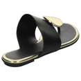 thumbnail image 3 of Sandalia Beira Rio Mujer Negro Piso Slide Casual negro 24.5, 3 of 10