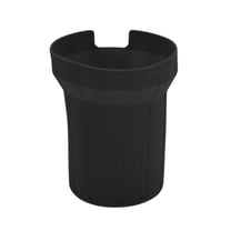 Unique Bargains 1 Pc Protective Vertical Pattern Water Bottle Boot Silicone Black