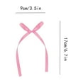 thumbnail image 3 of 20 Pack Pink Bow Birthday Cake Decorations, Reusable Fabric Cupcake Toppers for Party & Desserts, Easy To Use, 3 of 4