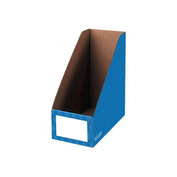 Bankers Box - Fichier Magazine - Largeur de la Colonne Vertébrale: 6,3 Po - pour Lettre, - Bleu (pack de 3)