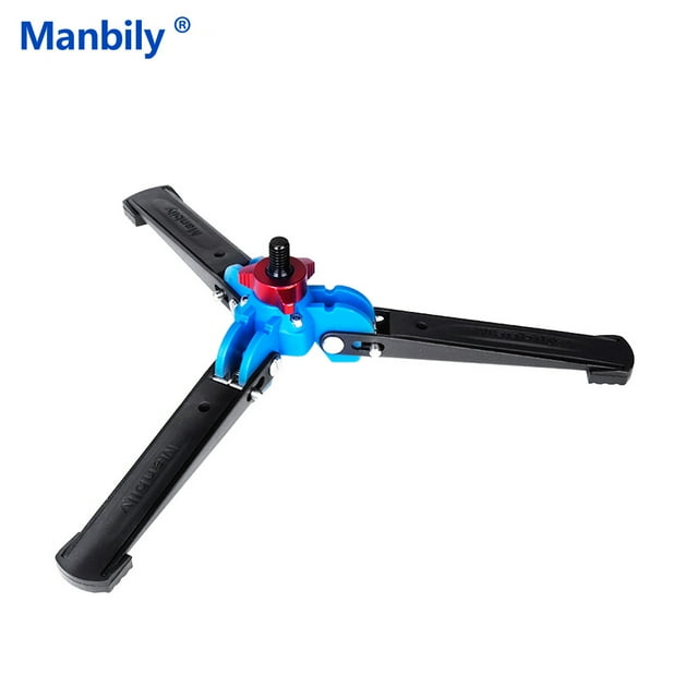 Manbily M-1 Support Universel Portable pour Pieds Mini-Pieds Trois Pieds Monopode avec Vis 3/8 Pouces