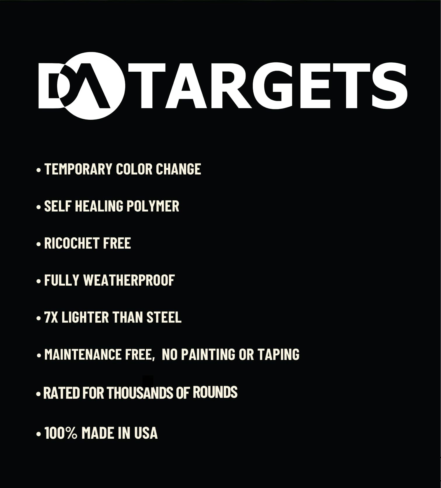 DA Targets Reactive Gong Target Warm 6 in.