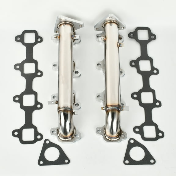For 2001-2016 Chevy GMC Duramax Diesel 6.6L Stainless Steel Headers Manifolds