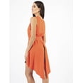 thumbnail image 3 of Maxi blusa asimétrica de lino AMAD Casual para mujer Talla M, 3 of 5