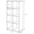 YANG97 US 8 Cube Storage Organizer, Unit Shelf, Wooden Closet