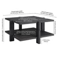 thumbnail image 2 of Henn&Hart 34.66"W Engineered Wood Coffee Table in Charcoal Gray, 2 of 5