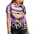 thumbnail image 6 of Gorillaz Kid Shirts Unisex Casual Tops 3D Print Graphic Tees Short Sleeve T Shirts for Boys Girls 110CM, 6 of 8