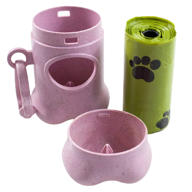 Reheyre Waste Bag Dispenser - Convenient - Environmentally Friendly Plastic  - Pet Dog Poo Bag Holder - Ideal for Outdoor Use 